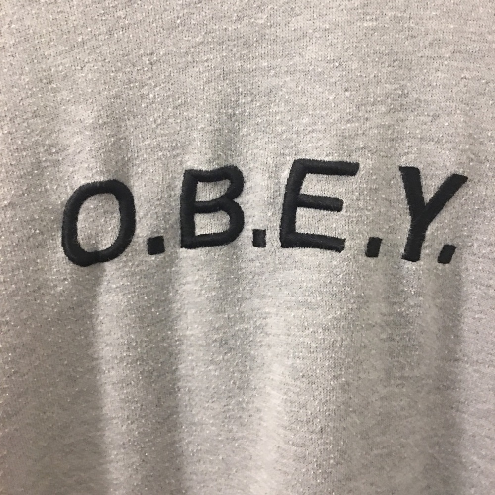 ❌SOLD❌Obey Pullover Hoodie | Gray | Men’s XL - Picture 3 of 8